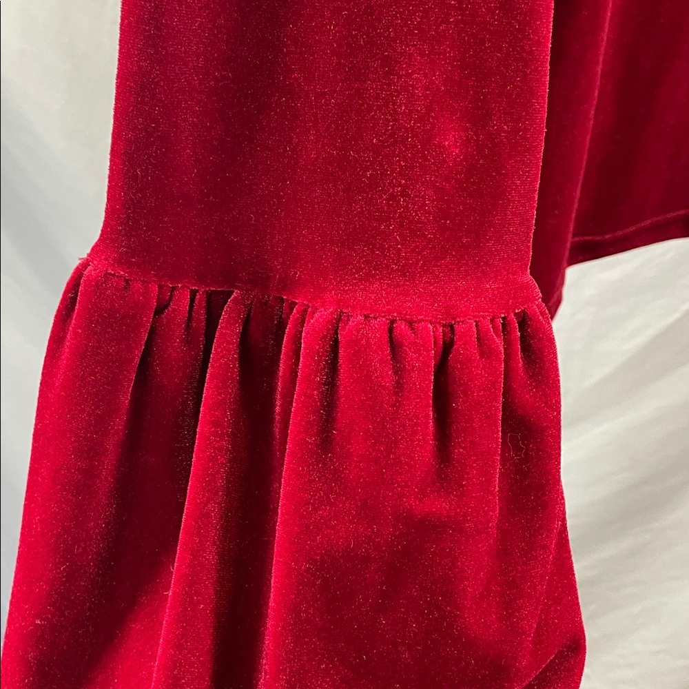 Torn by Ronny Kobo Crimson Velvet Blouse - Picture 13 of 13